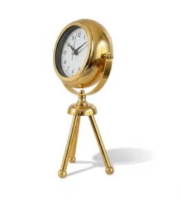 Mini Tripod Gold Masa Saati | 37x18 cm | Butik Saat
