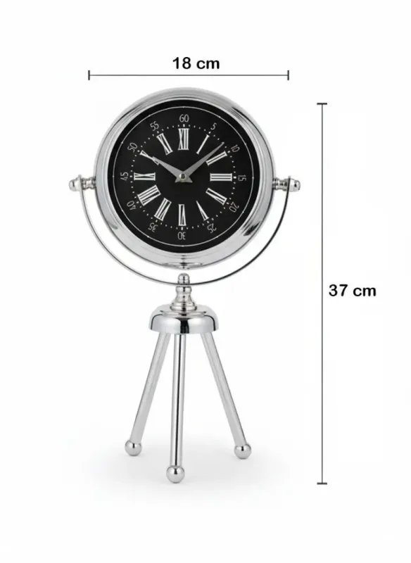 Toptan Mini Tripod Lüks Masa Saati 37x18 cm | Butik Saat