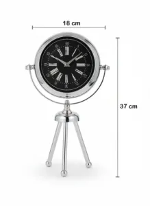 Toptan Mini Tripod Lüks Masa Saati 37x18 cm | Butik Saat