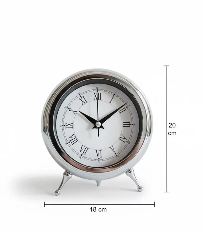 Toptan Metal Masa Saati | 20×18 cm | Butik Saat